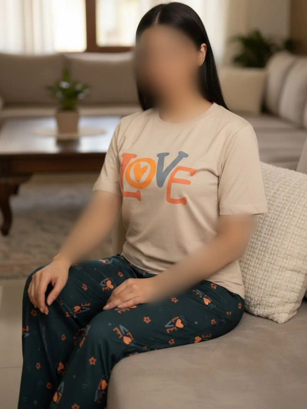 ست تیشرت شلوار زنانه راحتی فانتزی تابستانه