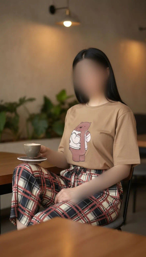 ست تیشرت شلوار زنانه راحتی فانتزی تابستانه